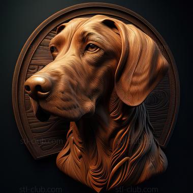 3D model st The Spanish Hound dog (STL)